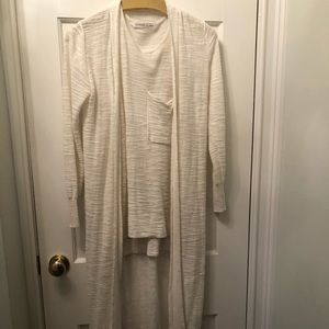 Athleta Duster and matching tank, size XS